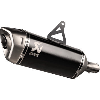 AKRAPOVIC Slip-On Line Muffler - Titanium - Black  XL750 Transalp 2024 S-H7SO6-HRTBL