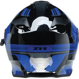 Z1R Solaris 2.0 Helmet - First Tracks - Electric - Dual Pane - Black/Blue - Large 0120-0834