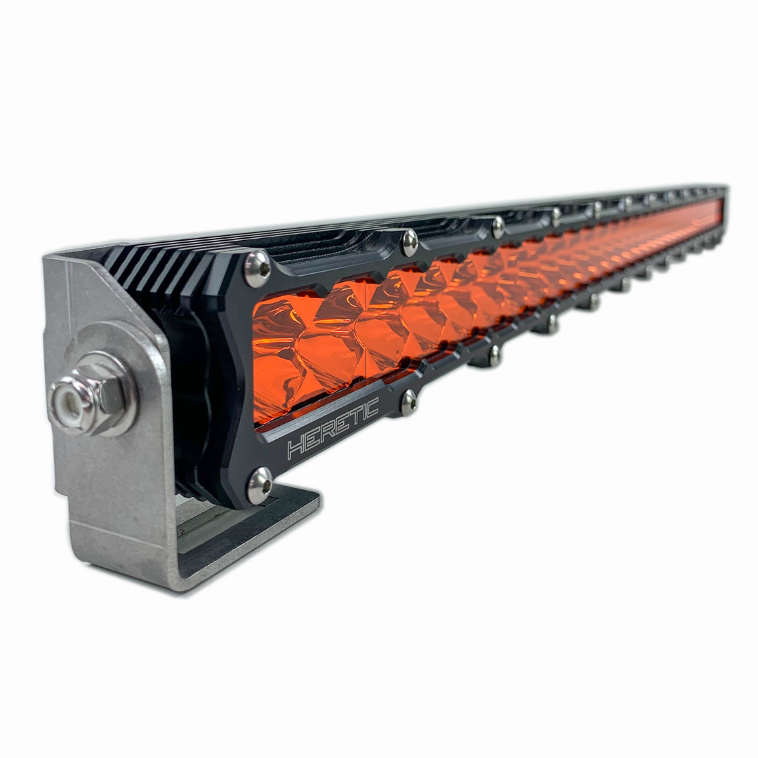 HERETIC Light Bar - 30" - Flood - Amber 53007