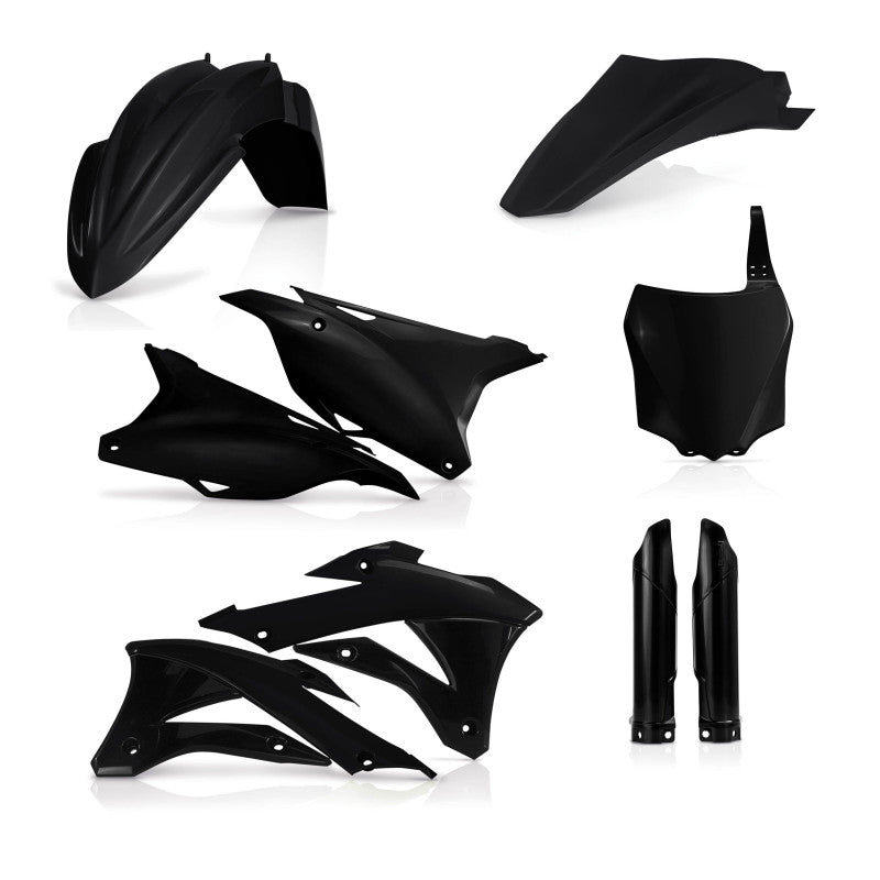 Acerbis 14-21 Kawasaki KX85/100 Full Plastic Kit - Black 2374110001