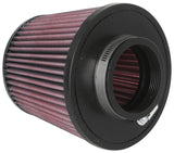 K&N Universal Clamp-On Air Filter 2.75in Flange ID x 5.875in Base OD x 4.5in Top OD x 5in Height RU-5284