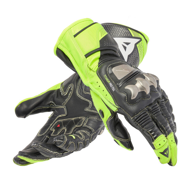 Dainese Full Metal 7 Gloves Black/Yellow Fluorescent - Large 2018100014-620-L