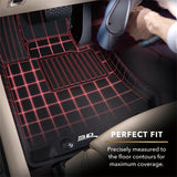 3D MAXpider 2014-2020 BMW 4 Series F32/F33/F36 Kagu 1st Row Floormat - Black L1BM05611509