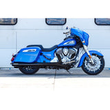 S&S CYCLE 4" Broadhead Slip-On Mufflers  Slash Cut Indian Chieftain   Black 550-1075