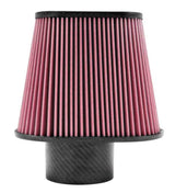 K&N Universal Air Filter 3 11/16in Flange x 8 3/4 x 5 1/2in Base x 6 3/8 x 3 3/16in Top x 7in Height RP-5285