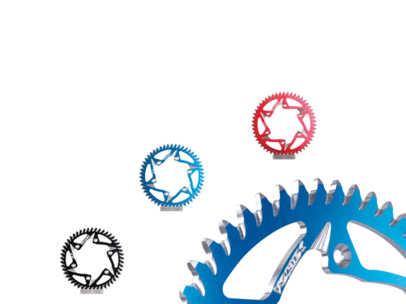 Vortex Racing Steel Rear Sprocket 520 45 Tooth- Black 452AS-45