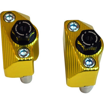 DRIVEN RACING Captive Axle Block - Gold - Grom MSX125 Grom 2022-2024 DRCAX-206GD