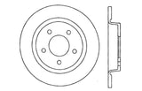 StopTech 04-10 Mazda3 Slotted & Drilled Left Rear Rotor