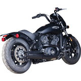 S&S CYCLE 2-into-1 Grand National Exhaust System - Black  49 State  Black Indian Scout 2019-2023  4111-266