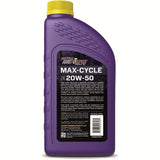 Royal Purple Max-Cycle Synthetic 20W-50 Motorcycle Oil - 1 Quart 6316
