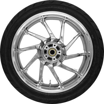 COASTAL MOTO Hurricane Rear Wheel - Chrome (18") | Dunlop Tire (180/55B18) PKG-HUR185CH-ABST