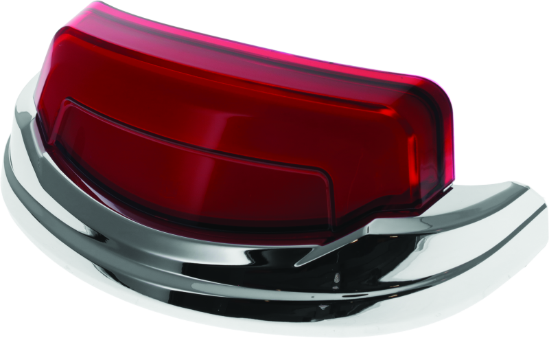 Kuryakyn Tracer Rear Fender Tip Light Chrome Red Lens 2966