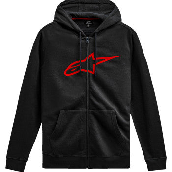 ALPINESTARS Ageless V3 Zip Hoodie - Black/Red - Large  1244-51490-1030-L