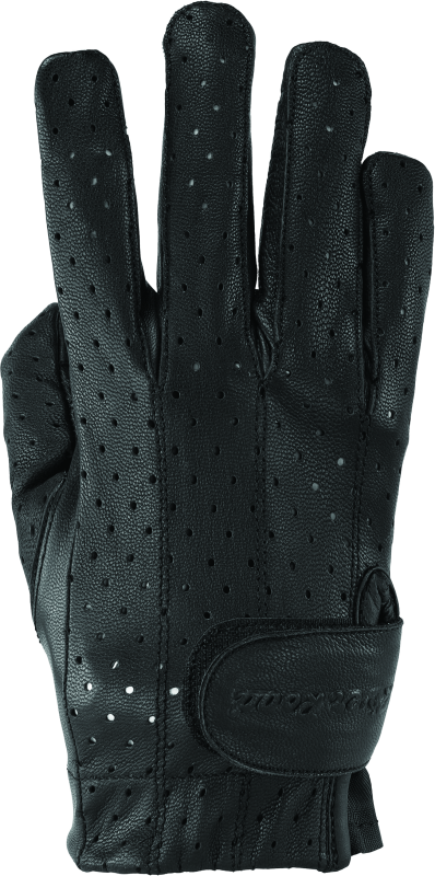 River Road Tucson Leather Perforated Gloves Black Womens - 2XL 94505