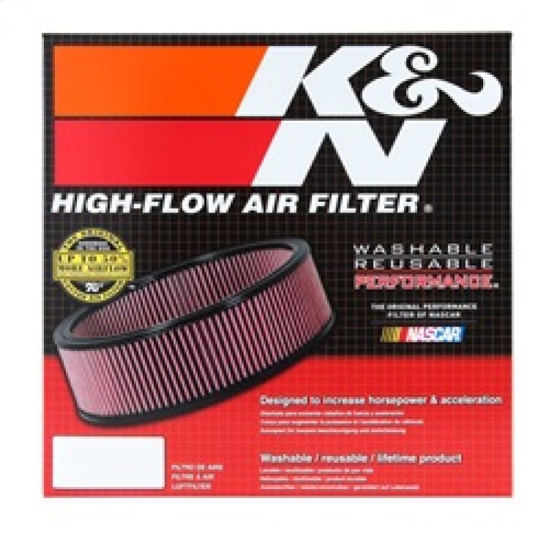 K&N Replacement Air Filter GM TRUCKS V8-350,454, 1972-80 E-1420