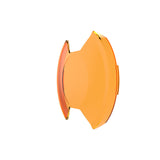 KC HiLiTES SlimLite 8in. LED Light Shield (Shield Only) - Amber 5208