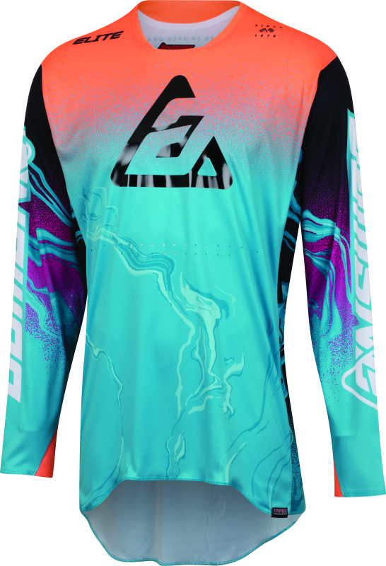 Answer 23 Elite Fusion Jersey Astana/Orange/Rhodamine Youth - Large 447629