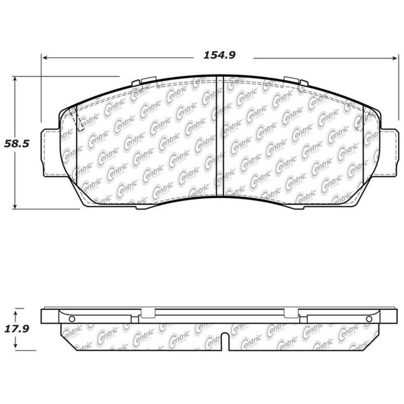 StopTech Street Touring 11-15 Honda Crosstour/Odyssey Front Brake Pads