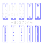 King Engine Bearings Toyota 2Zzge (Size +0.25mm) Main Bearing Set