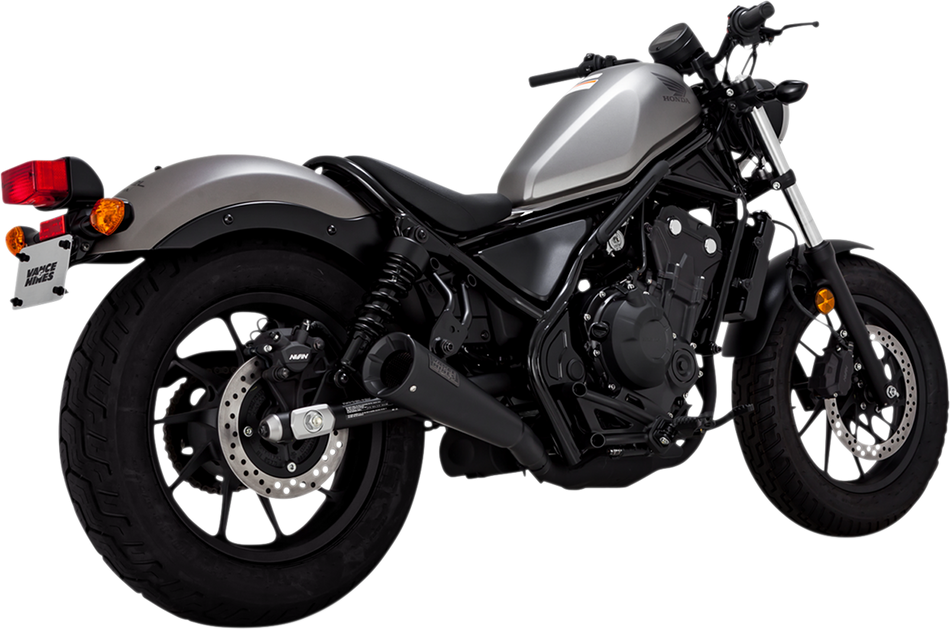 VANCE &amp; HINES Upsweep Slip-On Schalldämpfer - Schwarz CMX500/300 2017-2019 Rebel48421 