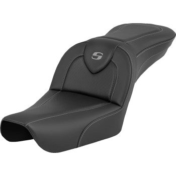 SADDLEMEN RoadSofa™ - Carbon Fiber - without Driver Backrest - FXDWG '04-'05 804-05-185