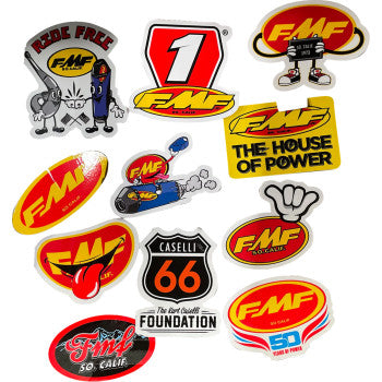 FMF Decal Sticker Pack - Go Fast Have Fun 012518