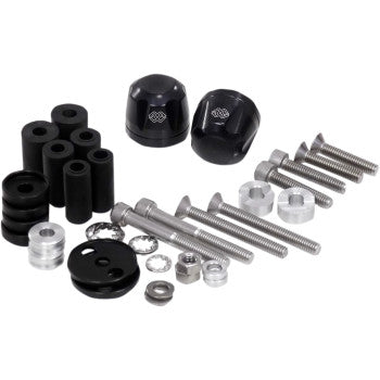 GILLES TOOLING Bar-End Weights - Black LG-IP-22-B