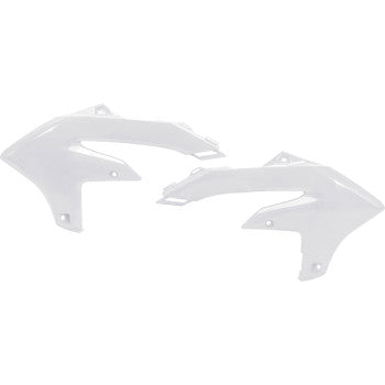 UFO Radiator Covers  White YZ 250 /450F 2023 YA04892#046