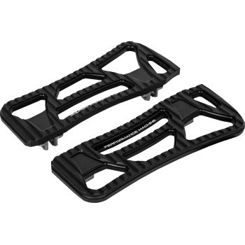 PERFORMANCE MACHINE (PM) Drifter Floorboards - Rider - Black Ops - FL 0036-1025-SMB