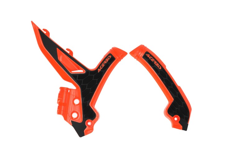 Acerbis 23+ KTM EXC-F/ SX/ SX-F/ XC/ XC-F/ XC-W/ XCF-W Frame Guards- X-Grip - 16 Orange/Black 2975045225