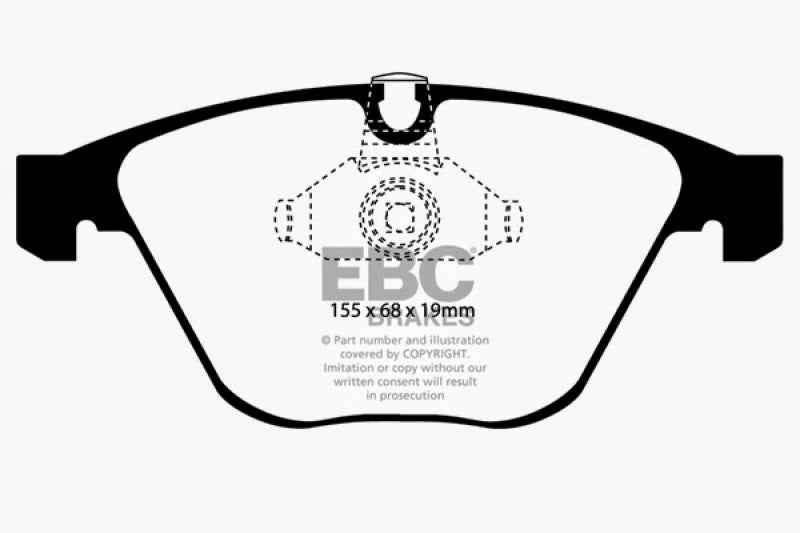 EBC 08-10 BMW M3 4.0 (E90) Yellowstuff Front Brake Pads DP41449R