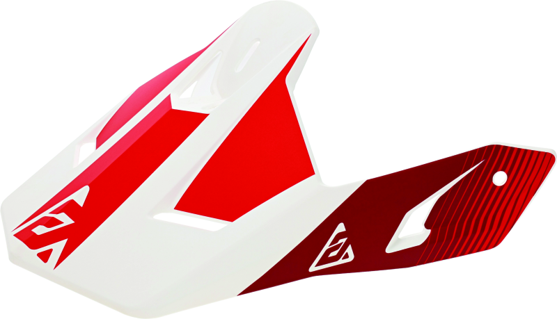 Answer AR1 V2 Bold Visor - Red/White 447733