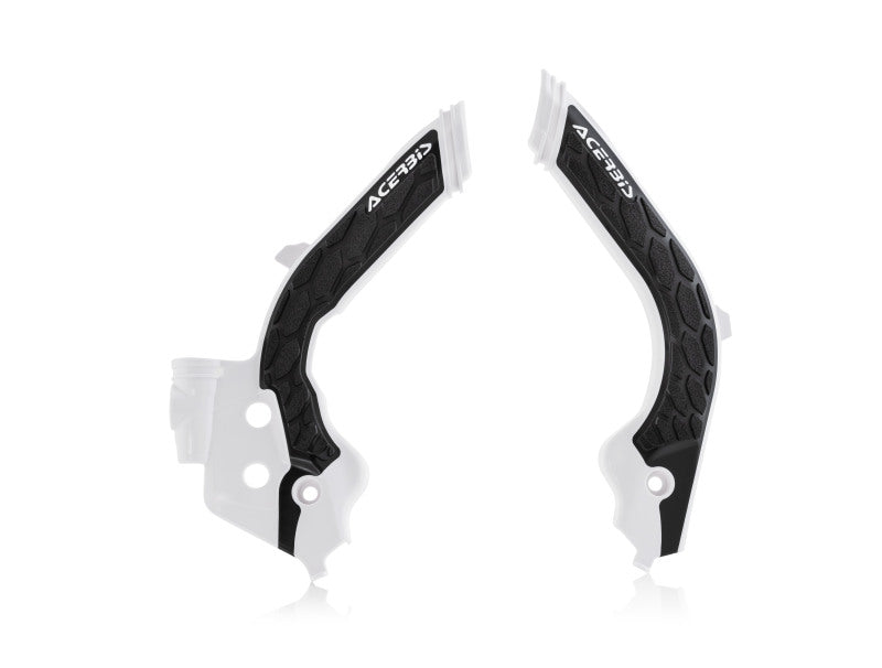 Acerbis 19-22 KTM 125-501 TC/FC/FX/FE/S/TE/TX/ 21-23 GasGas Frame Guards- X-Grip - White/Black 2733451035