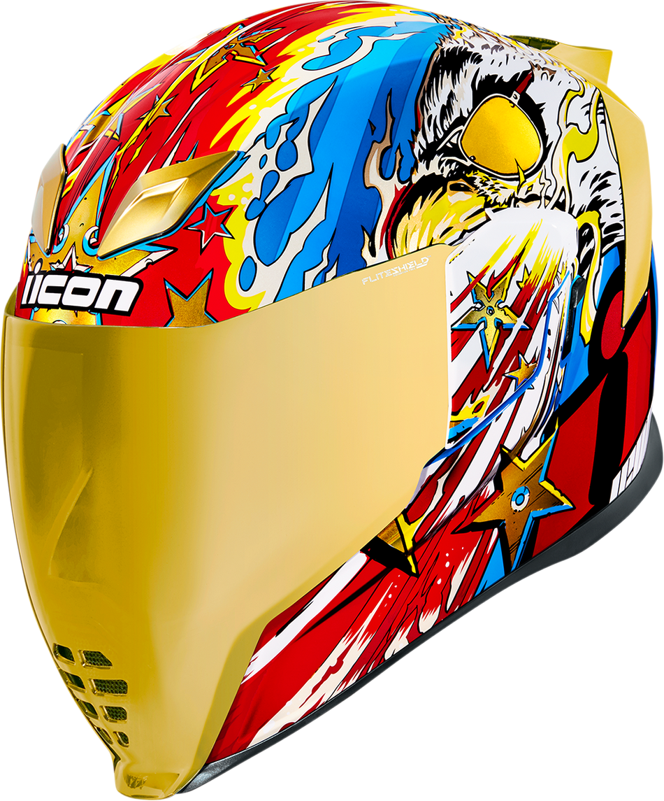 ICON Airflite™ Helmet - Freedom Spitter - Gold - Medium 0101-13926