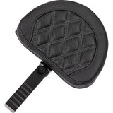 SADDLEMEN Roadsofa™ Extended Reach Seat - without Backrest - Lattice Stitch - Gray Stitch - FLTR/FLHX '23-'24 823-07-207B2