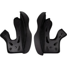 MOOSE RACING Air Intake Cheek Pads - Black - Small 0134-3196