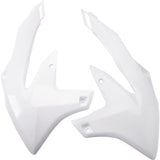 UFO Radiator Covers  White YZ 250 /450F 2023 YA04892#046