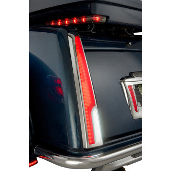 CIRO LED Taillight - Red Lens - Chrome - Tri Glide  40085