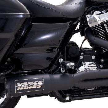 VANCE & HINES Hi-Output RR Exhaust System - Matte Black  Harley-Davidson Glide 47321