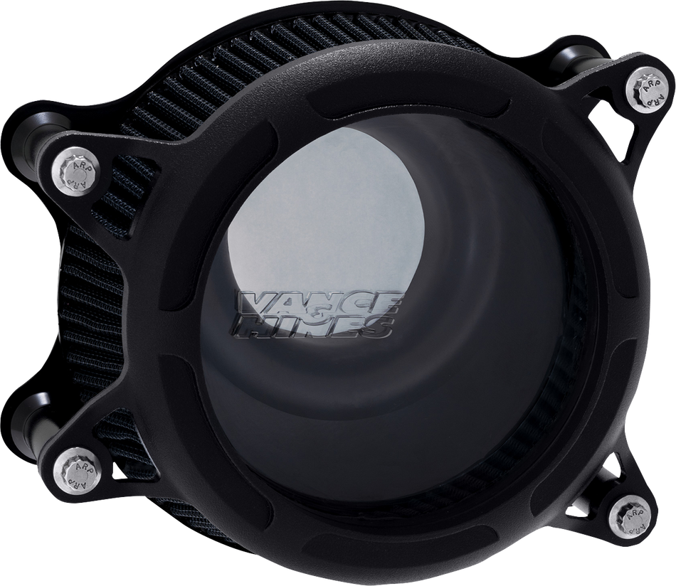 VANCE & HINES VO2 Insight Air Cleaner - Black Wrinkle 41073