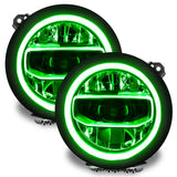 Oracle Jeep Wrangler JL/Gladiator JT RGB+W Headlight DRL Upgrade Kit - ColorSHIFT SEE WARRANTY