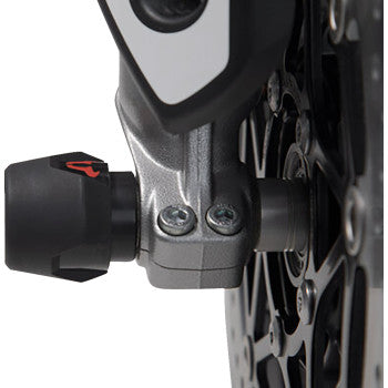 SW-MOTECH Axle Sliders - Front - Set - Triumph/Yamaha STP.11.176.10201/B