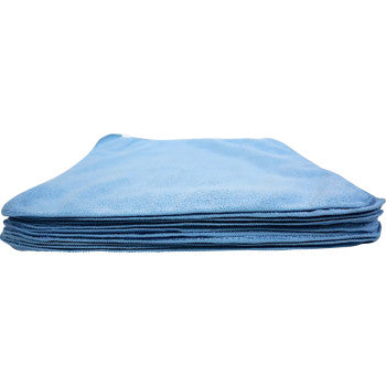 HARDLINE Microfiber Towels - Blue - 24-Pack MB16300