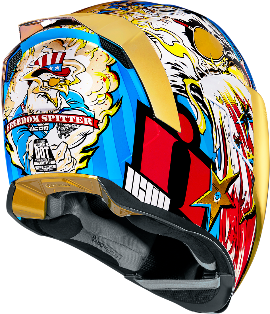 ICON Airflite™ Helmet - Freedom Spitter - Gold - Medium 0101-13926