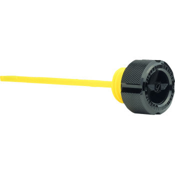 FIGURATI DESIGNS Oil Dipstick - Knurled - Black - M8 FD01-MAGDSM8-KN-BLK