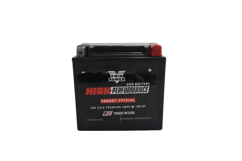 Twin Power YTX-14L High Performance Battery Replaces H-D 65958-04 Made in USA 485007