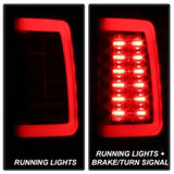 Spyder 09-16 Dodge Ram 1500 Light Bar LED Tail Lights - Black ALT-YD-DRAM09V2-LED-BK 5084026
