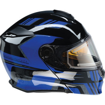 Z1R Solaris 2.0 Helmet - First Tracks - Electric - Dual Pane - Black/Blue - Large 0120-0834