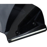 CUSTOM DYNAMICS Windshield Trim - LED - Turn Signal - Black - Smoke Lens CD-RG23-SWT-B