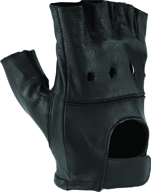 River Road Diamond Shorty Gloves Black Womens - Small 94496